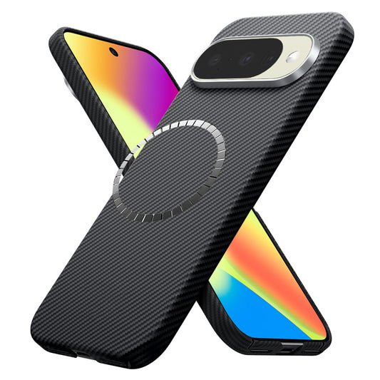 MagSafe Hülle für Google Pixel 10 Pro / 10, Techsuit, Aramidfasern, Schwarz