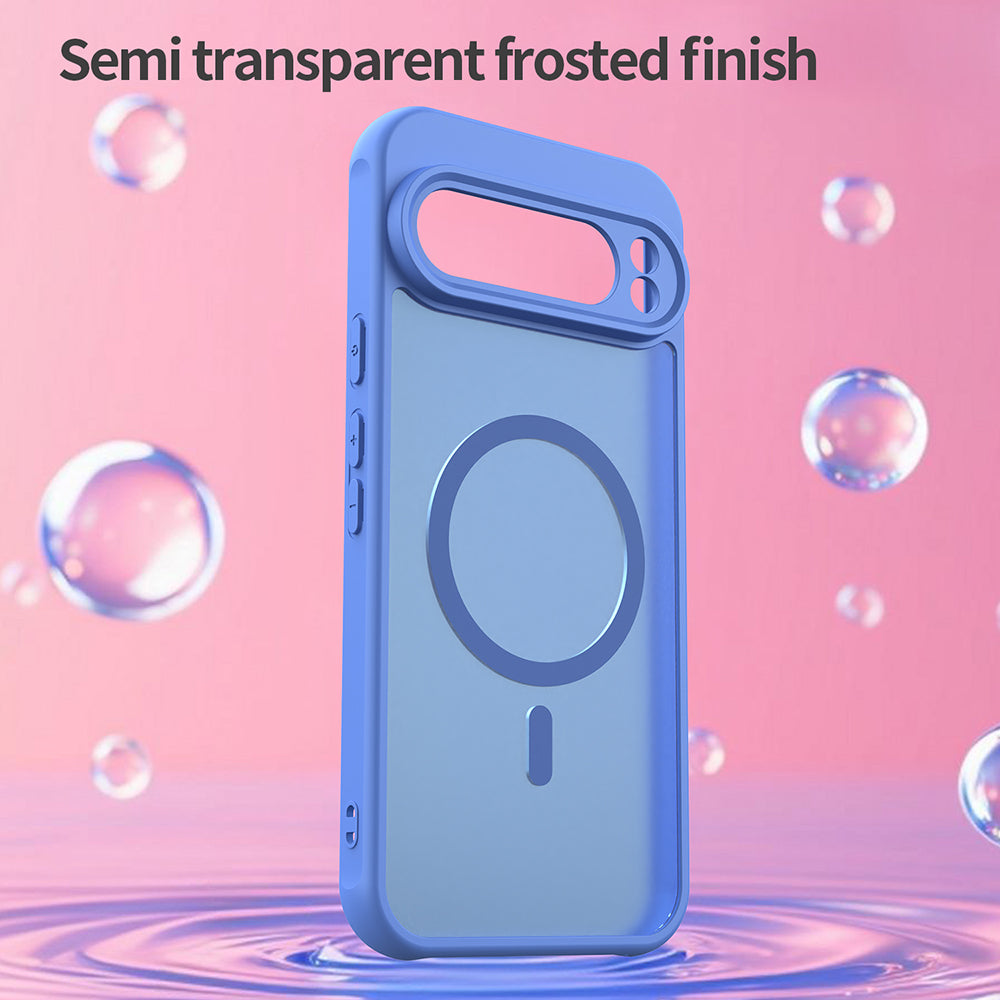 MagSafe Hülle für Google Pixel 10 Pro, Techsuit, HaloFrost II, Blau