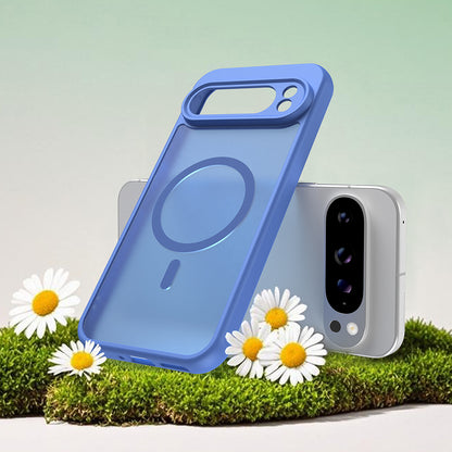 MagSafe Hülle für Google Pixel 10 Pro, Techsuit, HaloFrost II, Blau