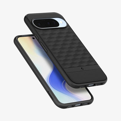 MagSafe Hülle für Google Pixel 10 Pro XL, Spigen, Caseology Parallax, Mattschwarz ACS09731