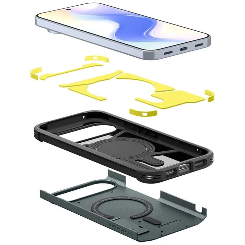 MagSafe-Hülle für Google Pixel 10 Pro XL, Spigen, Tough Armor, Grün ACS09730