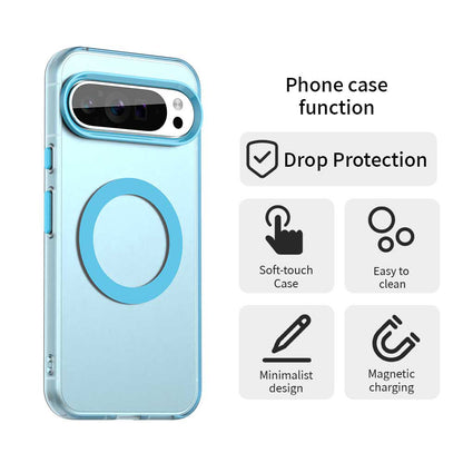 MagSafe Case for Google Pixel 10 Pro XL, Techsuit, CandyCase, Blue