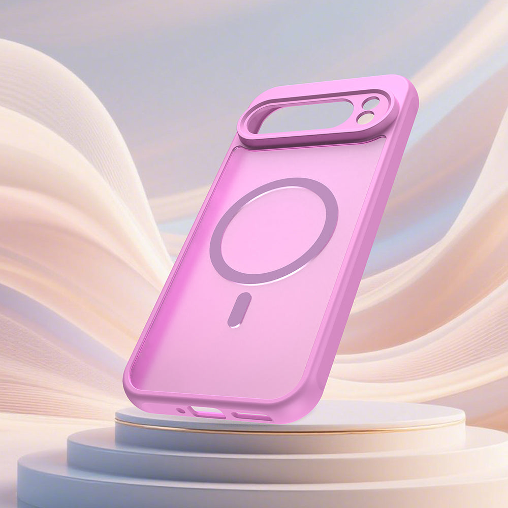 MagSafe Hülle für Google Pixel 10 Pro XL, Techsuit, HaloFrost II, Rosa