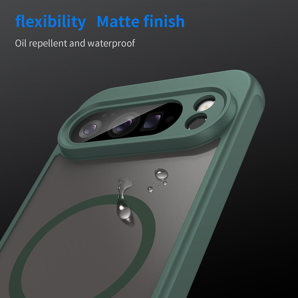 MagSafe Case for Google Pixel 10 Pro XL, Techsuit, HaloFrost II, Green