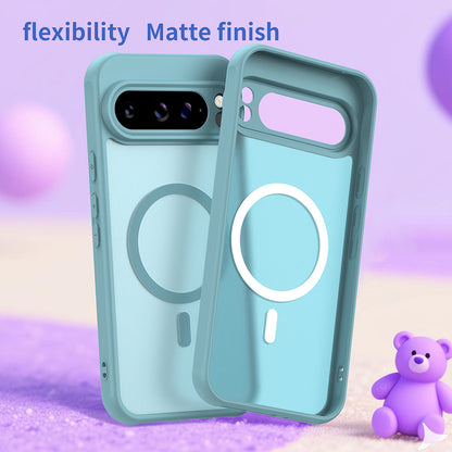 MagSafe Hülle für Google Pixel 10 Pro XL, Techsuit, HaloFrost II, Hellgrün