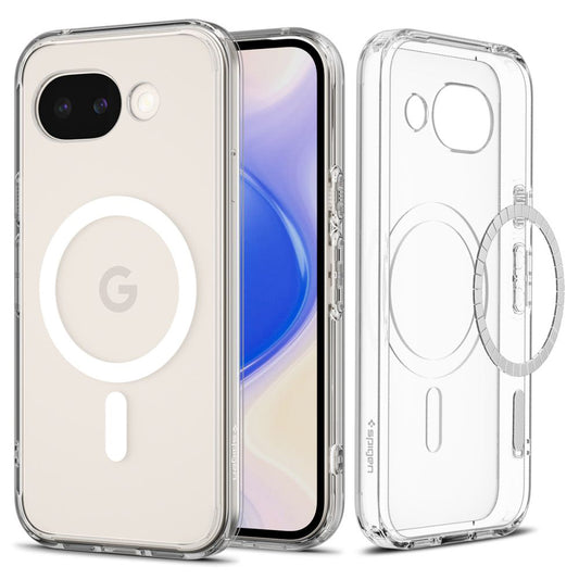 MagSafe-Hülle für Google Pixel 10a, Spigen, Ultra Hybrid, Transparent Weiß ACS11276
