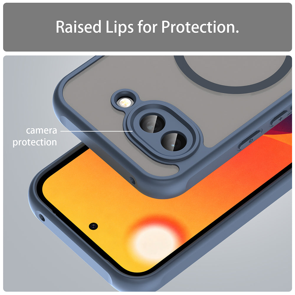 MagSafe Hülle für Google Pixel 10a, Techsuit, HaloFrost II, Marineblau