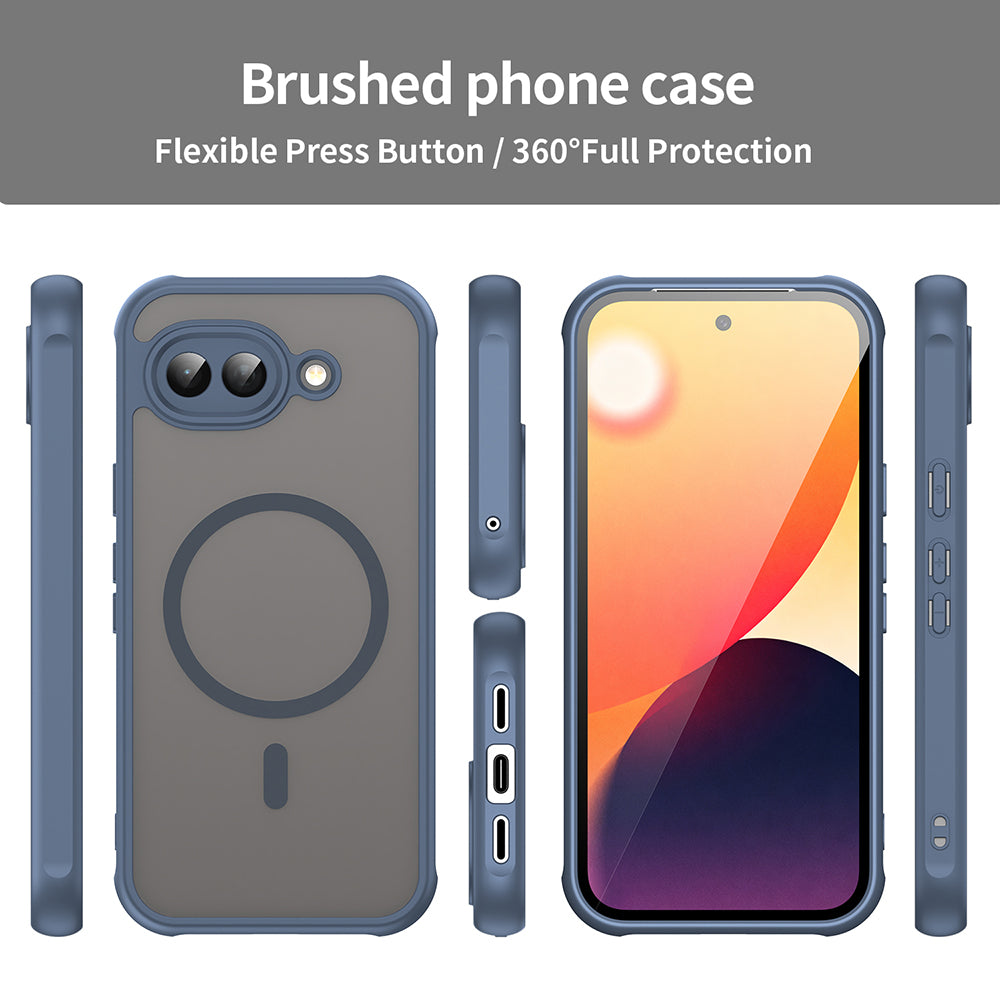 MagSafe Hülle für Google Pixel 10a, Techsuit, HaloFrost II, Marineblau