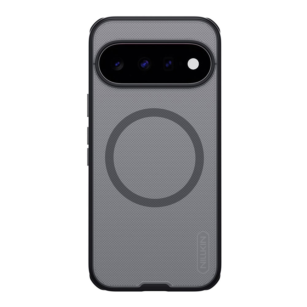 MagSafe-Hülle für Google Pixel 11, Nillkin Super Shield Pro, Schwarz, transparent und satiniert