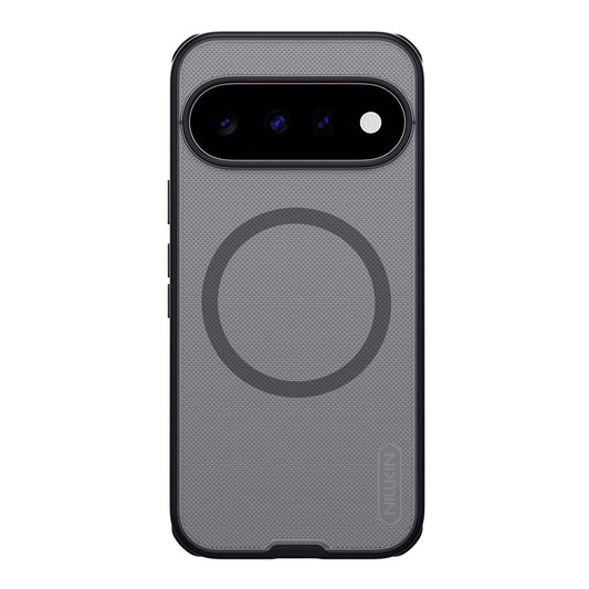MagSafe-Hülle für Google Pixel 11, Nillkin Super Shield Pro, Schwarz, transparent und satiniert