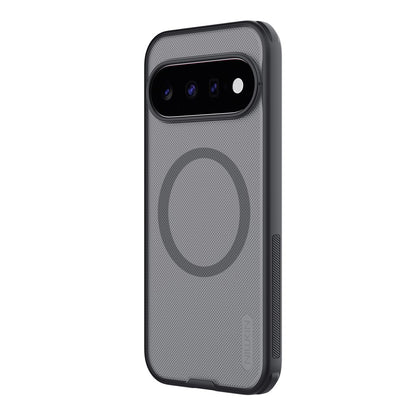 MagSafe-Hülle für Google Pixel 11, Nillkin Super Shield Pro, Schwarz, transparent und satiniert