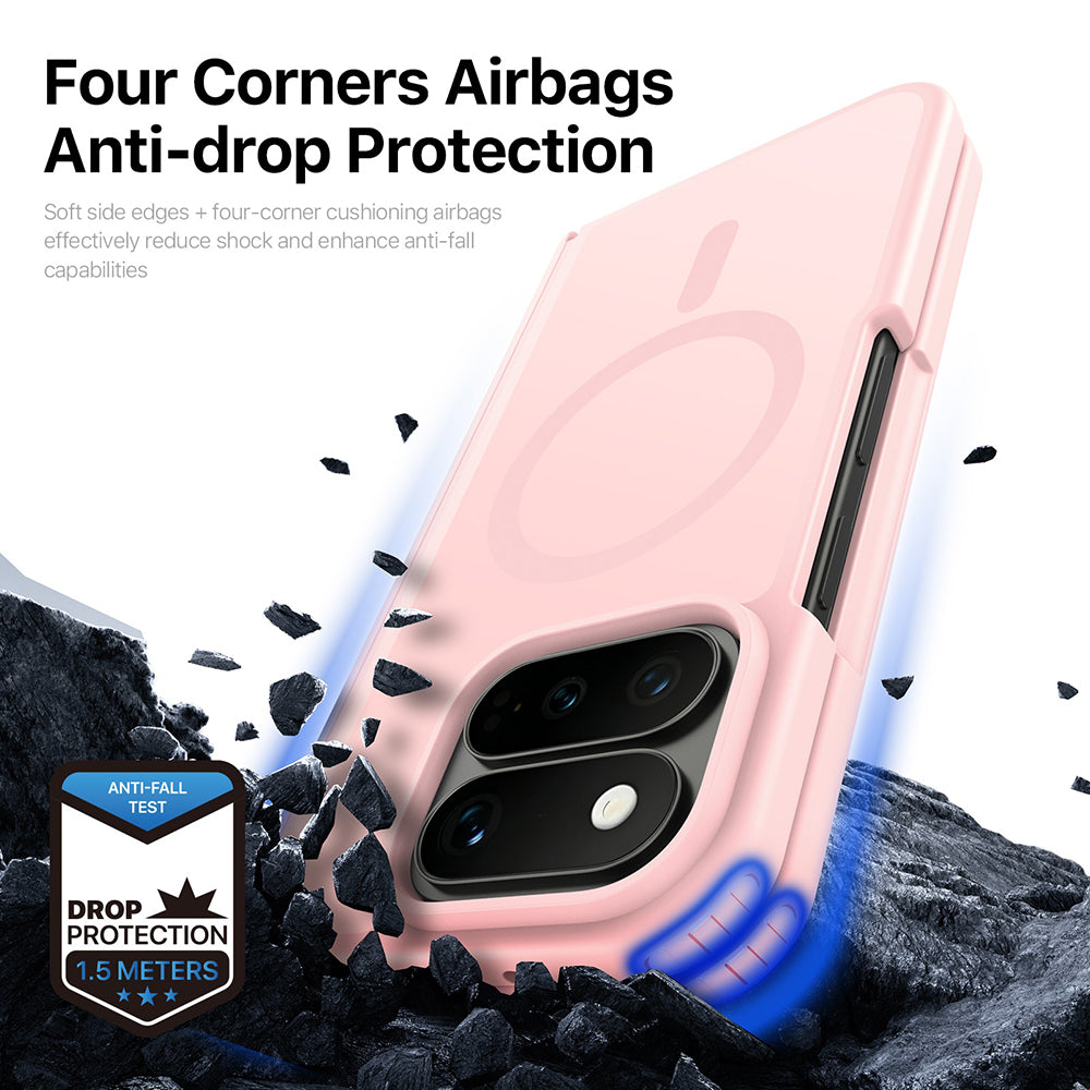 MagSafe-Hülle für Google Pixel 11 Pro Fold, DUX DUCIS, Yind, Hellrosa