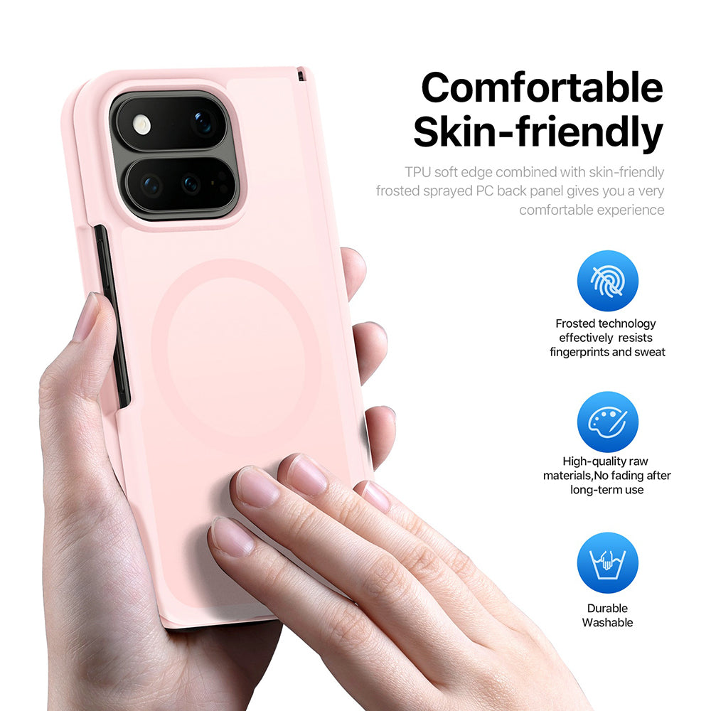 MagSafe-Hülle für Google Pixel 11 Pro Fold, DUX DUCIS, Yind, Hellrosa