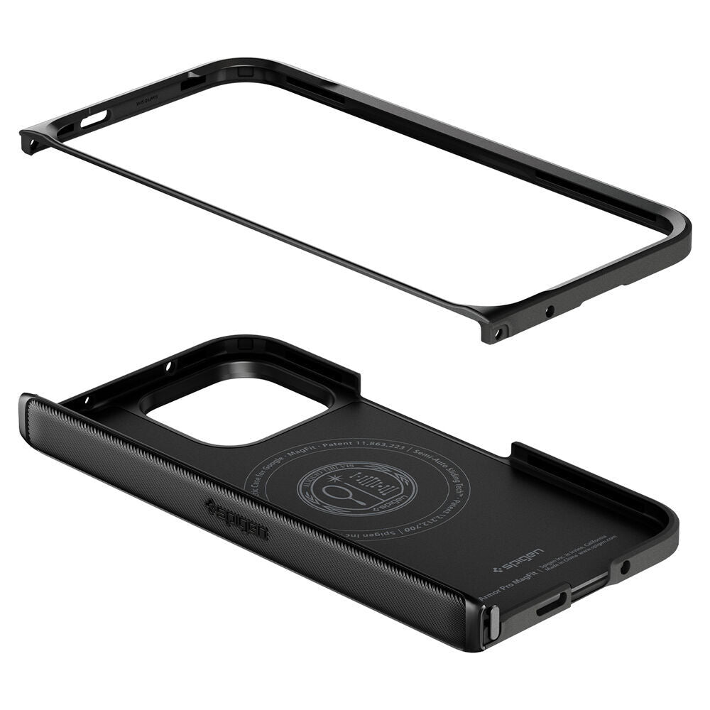 MagSafe-Hülle für Google Pixel 11 Pro Fold, Spigen, Slim Armor Pro, Schwarz ACS11458