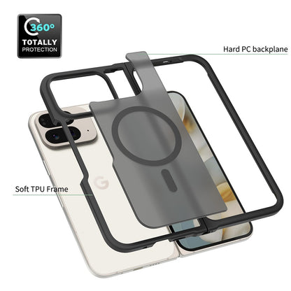 MagSafe-Hülle für Google Pixel 11 Pro Fold, Techsuit, PureFrost, Satin Schwarz