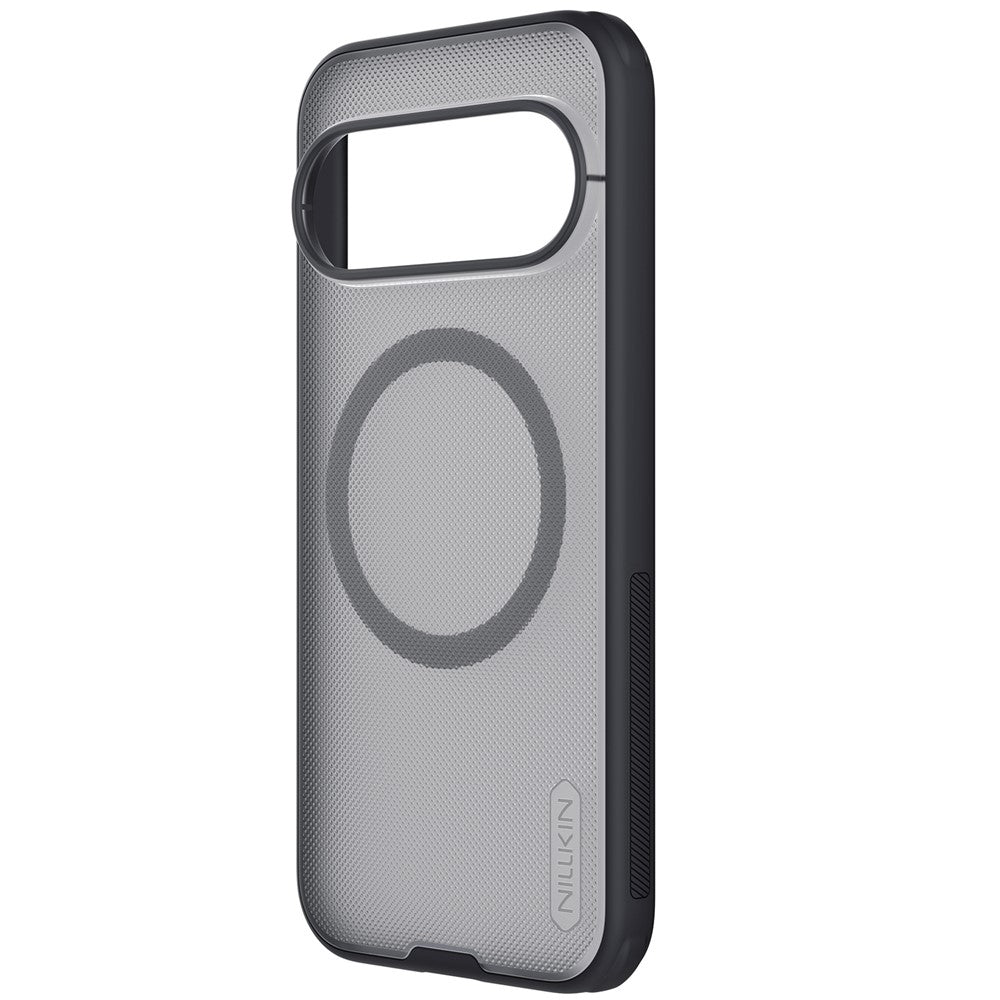 MagSafe-Hülle für Google Pixel 11 Pro, Nillkin, Super Shield Pro, Schwarz Transparent Satiniert
