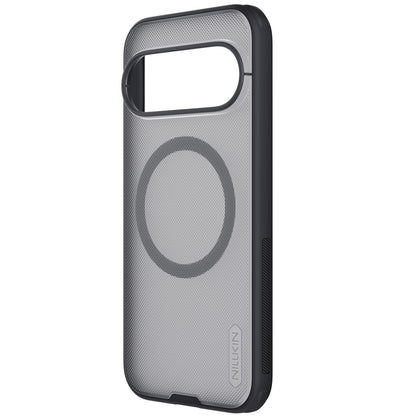 MagSafe-Hülle für Google Pixel 11 Pro, Nillkin, Super Shield Pro, Schwarz Transparent Satiniert
