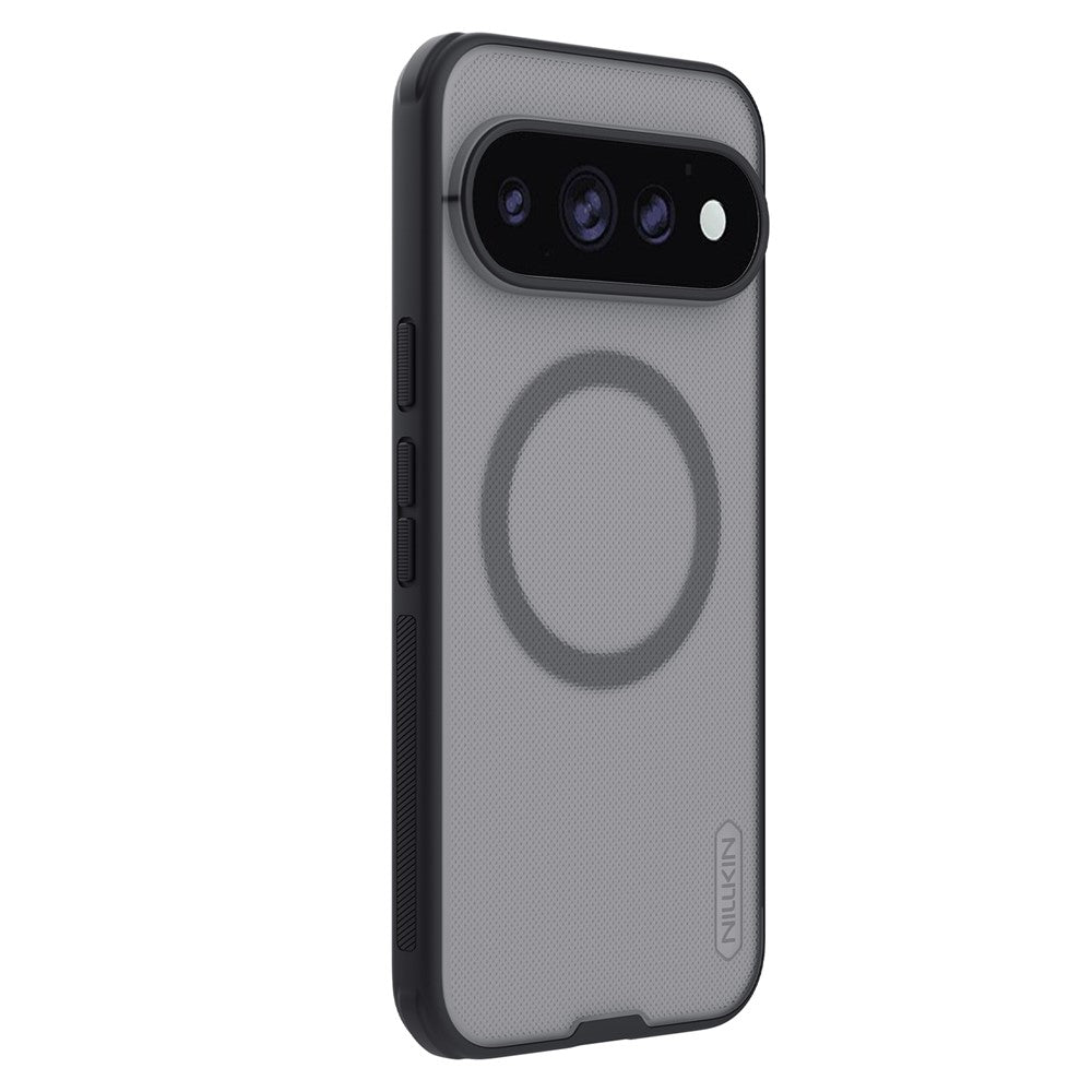 MagSafe-Hülle für Google Pixel 11 Pro, Nillkin, Super Shield Pro, Schwarz Transparent Satiniert