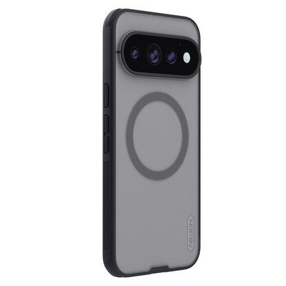 MagSafe-Hülle für Google Pixel 11 Pro, Nillkin, Super Shield Pro, Schwarz Transparent Satiniert