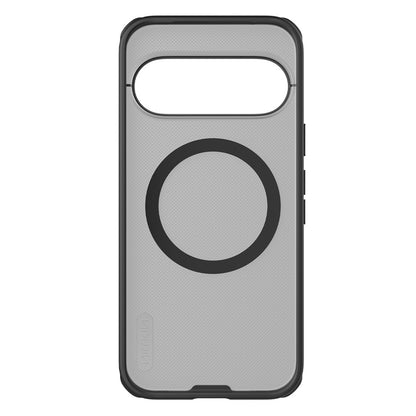 MagSafe-Hülle für Google Pixel 11 Pro, Nillkin, Super Shield Pro, Schwarz Transparent Satiniert
