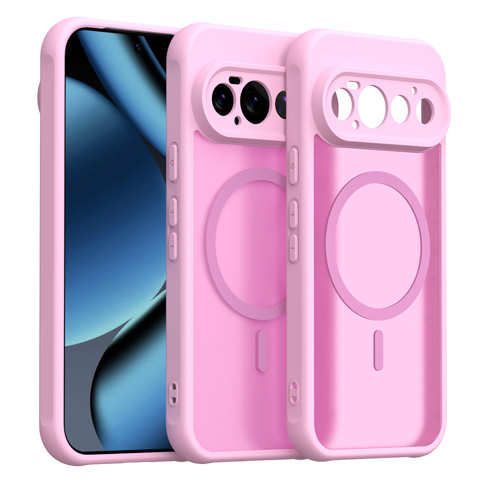 MagSafe-Hülle für Google Pixel 11 Pro, Techsuit, HaloFrost II, Rosa