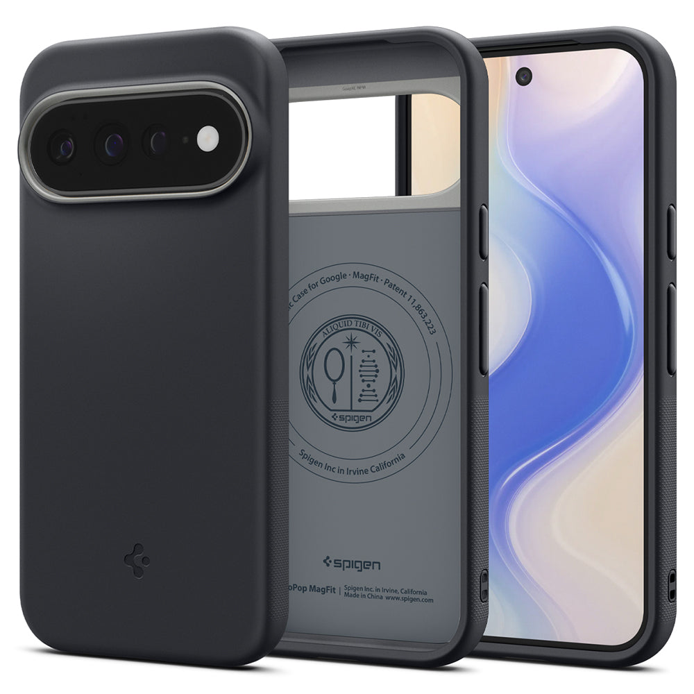 MagSafe-Hülle für Google Pixel 11 Pro XL, Spigen, Caseology Nano Pop, Schwarz ACS11455