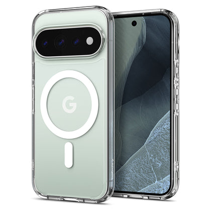 MagSafe Case for Google Pixel 11 Pro XL, Spigen, Ultra Hybrid, Clear White ACS11451