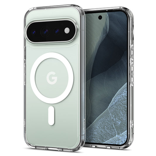 MagSafe-Hülle für Google Pixel 11 Pro XL, Spigen, Ultra Hybrid, Transparent Weiß ACS11451