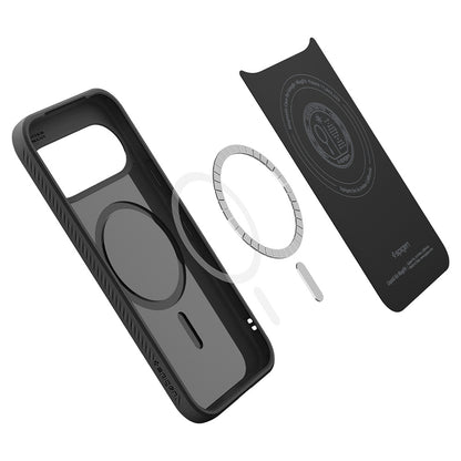 MagSafe-Hülle für Google Pixel 11, Spigen, Liquid Air, Matt Schwarz ACS11439