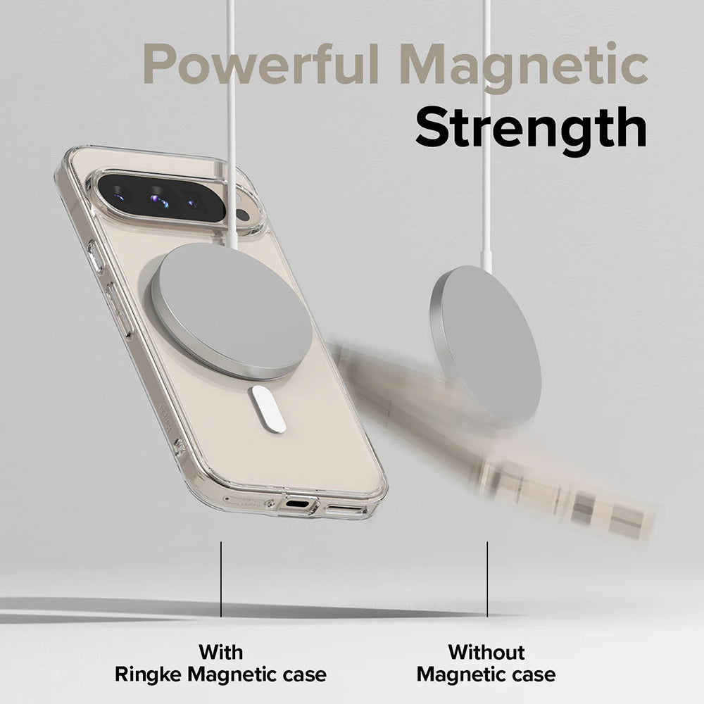 MagSafe-Hülle für Google Pixel 9 / 9 Pro, Ringke, Fusion, Transparent