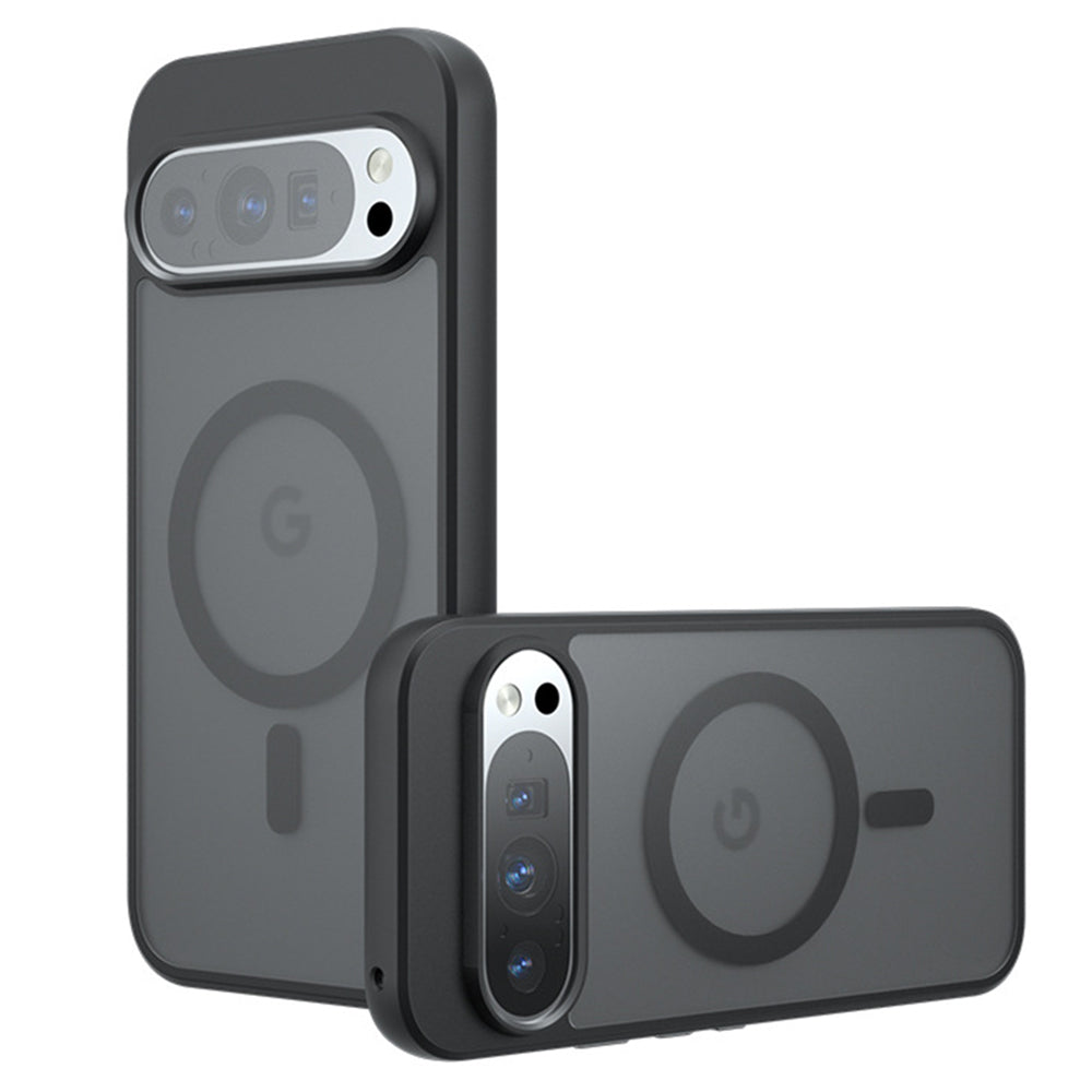 MagSafe-Hülle für Google Pixel 9 / 9 Pro, Techsuit, PureFrost, Schwarz