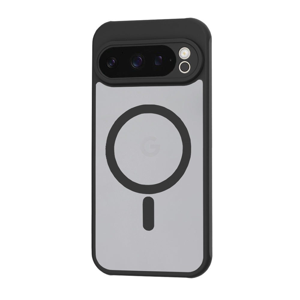 MagSafe Hülle für Google Pixel 9 Pro, Techsuit, HaloFrost, Schwarz