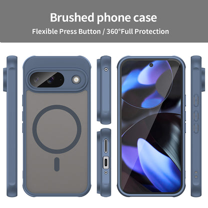 MagSafe-Hülle für Google Pixel 9, Techsuit, HaloFrost II, Marineblau