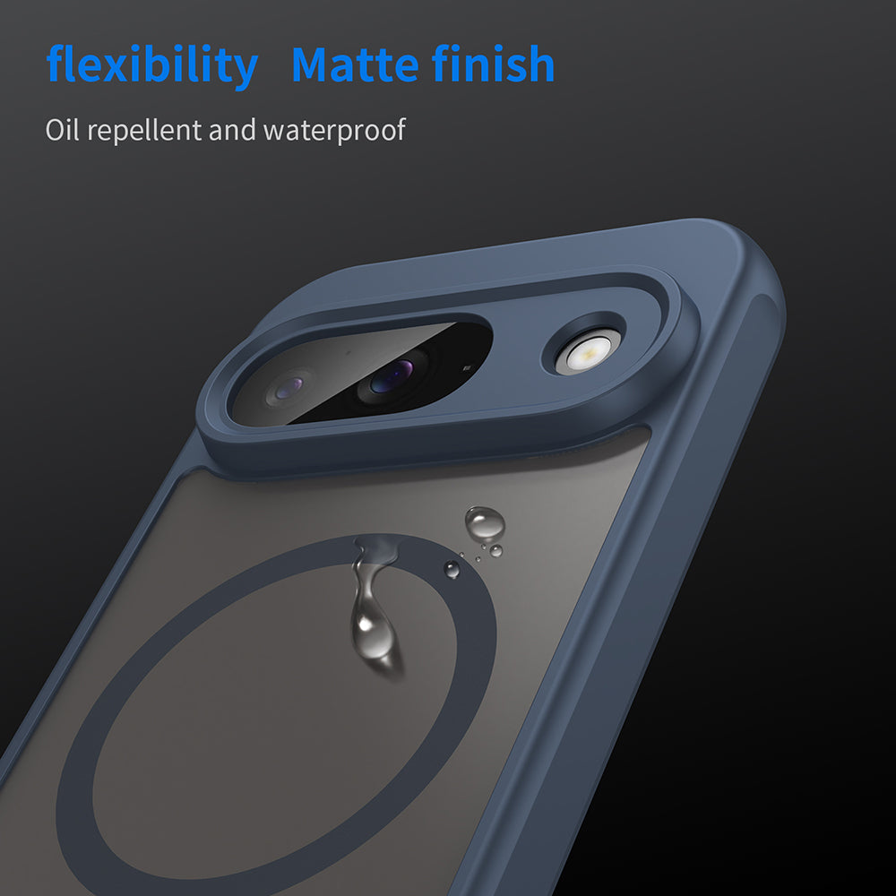 MagSafe-Hülle für Google Pixel 9, Techsuit, HaloFrost II, Marineblau
