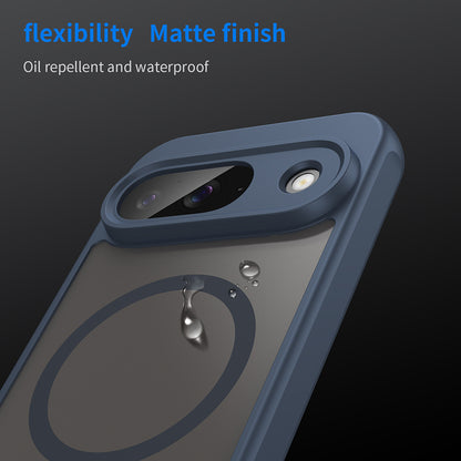 MagSafe-Hülle für Google Pixel 9, Techsuit, HaloFrost II, Marineblau