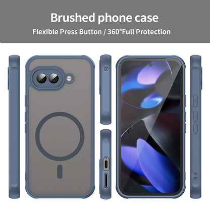MagSafe-Hülle für Google Pixel 9a, Techsuit, HaloFrost II, Marineblau