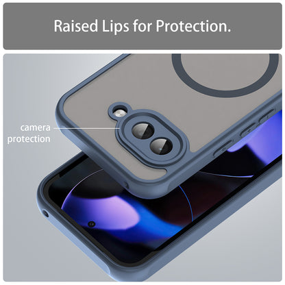 MagSafe-Hülle für Google Pixel 9a, Techsuit, HaloFrost II, Marineblau