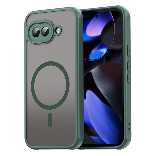 MagSafe-Hülle für Google Pixel 9a, Techsuit, HaloFrost II, Grün