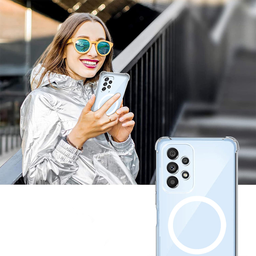MagSafe Case for Google Pixel 9a, Techsuit, Shockproof, Transparent