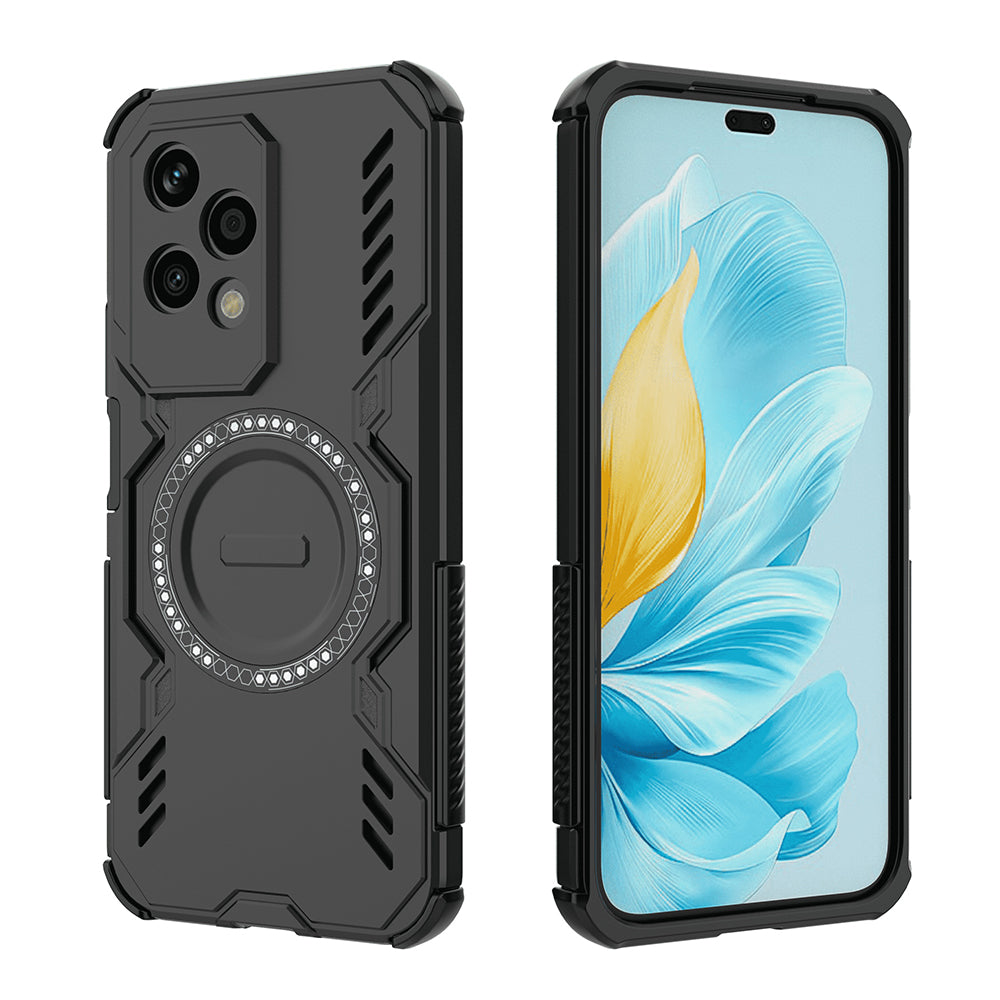 MagSafe Case for Honor 200 Lite, Techsuit, ArmorMag, Black