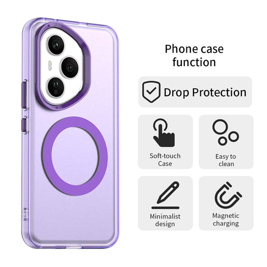 MagSafe-Hülle für Honor 400 Pro, Techsuit, CandyCase, Lila