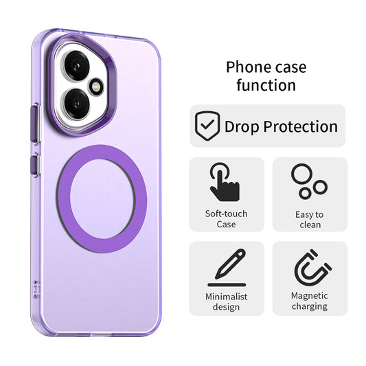 MagSafe-Hülle für Honor 400, Techsuit, CandyCase, Lila