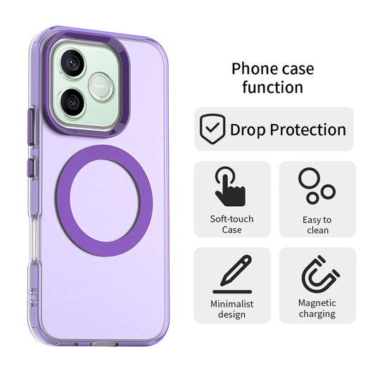 MagSafe-Hülle für Honor 600 Lite, Techsuit, CandyCase, Lila