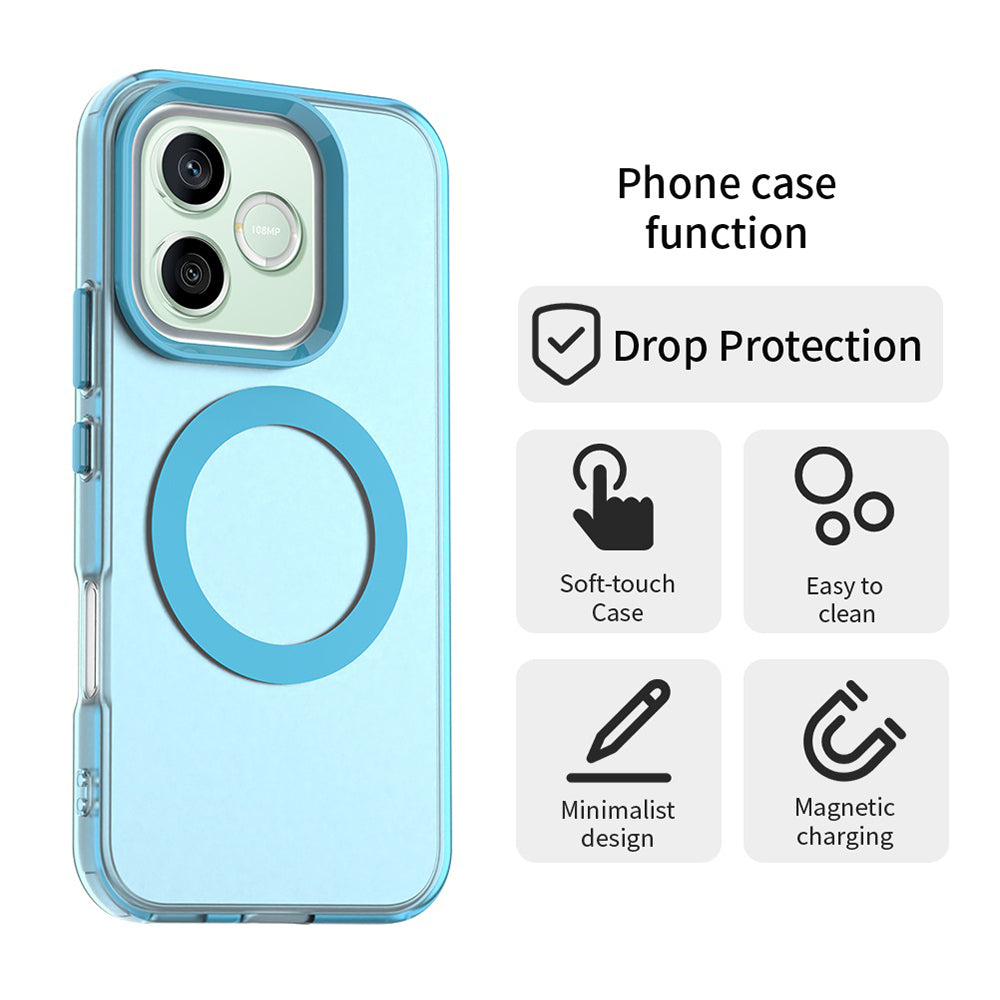 MagSafe-Hülle für Honor 600 Pro / 600, Techsuit, CandyCase, Blau