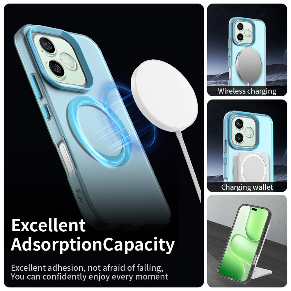 MagSafe-Hülle für Honor 600 Pro / 600, Techsuit, CandyCase, Blau