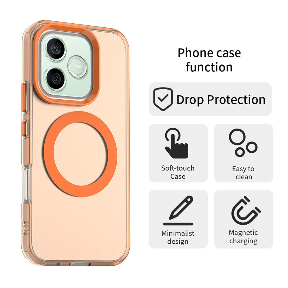 MagSafe-Hülle für Honor 600 Pro / 600, Techsuit, CandyCase, Orange