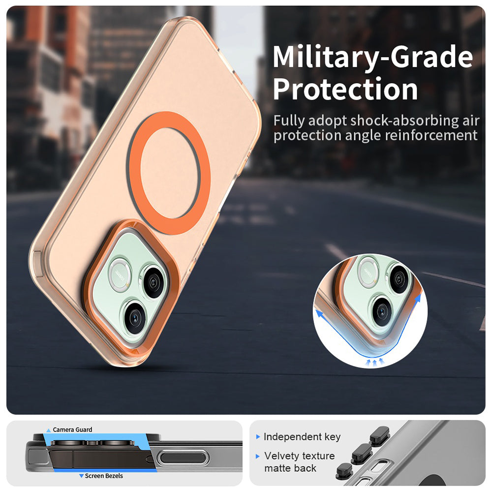 MagSafe-Hülle für Honor 600 Pro / 600, Techsuit, CandyCase, Orange