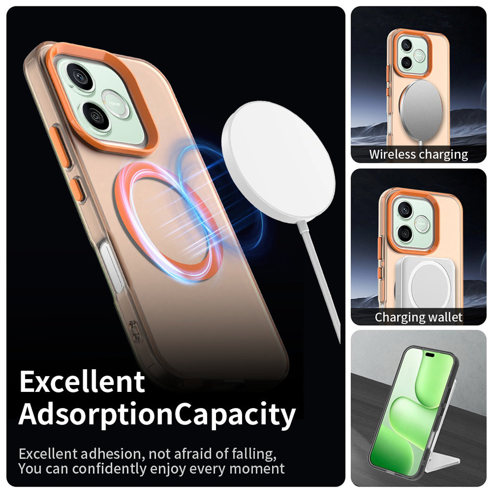 MagSafe-Hülle für Honor 600 Pro / 600, Techsuit, CandyCase, Orange