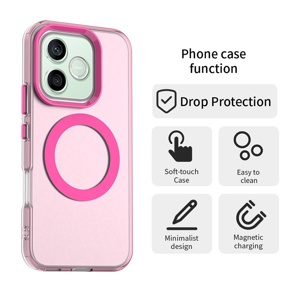 MagSafe-Hülle für Honor 600 Pro / 600, Techsuit, CandyCase, Rosa