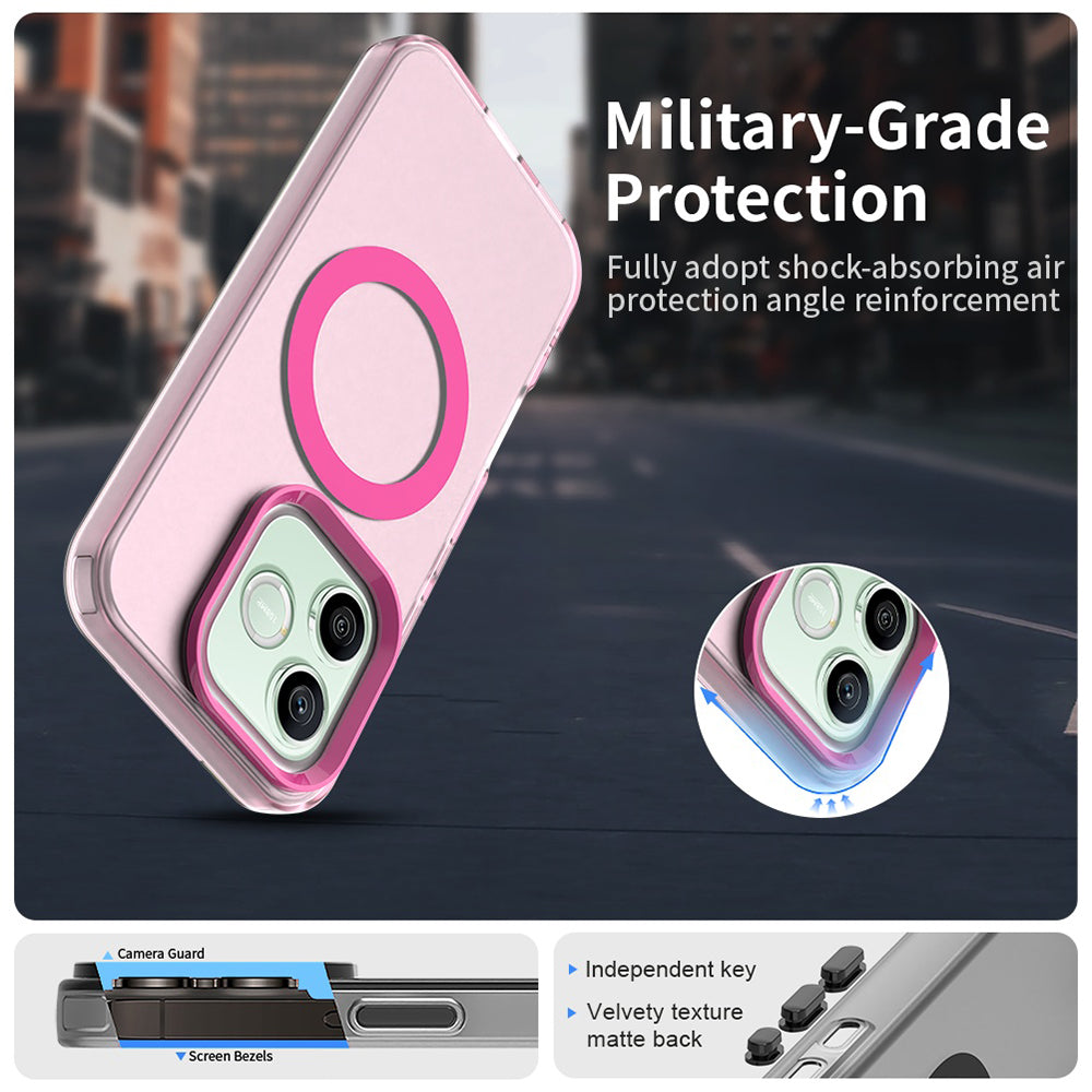 MagSafe-Hülle für Honor 600 Pro / 600, Techsuit, CandyCase, Rosa